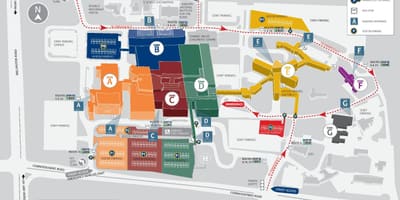 Carte de l'hôpital Victoria de Londres